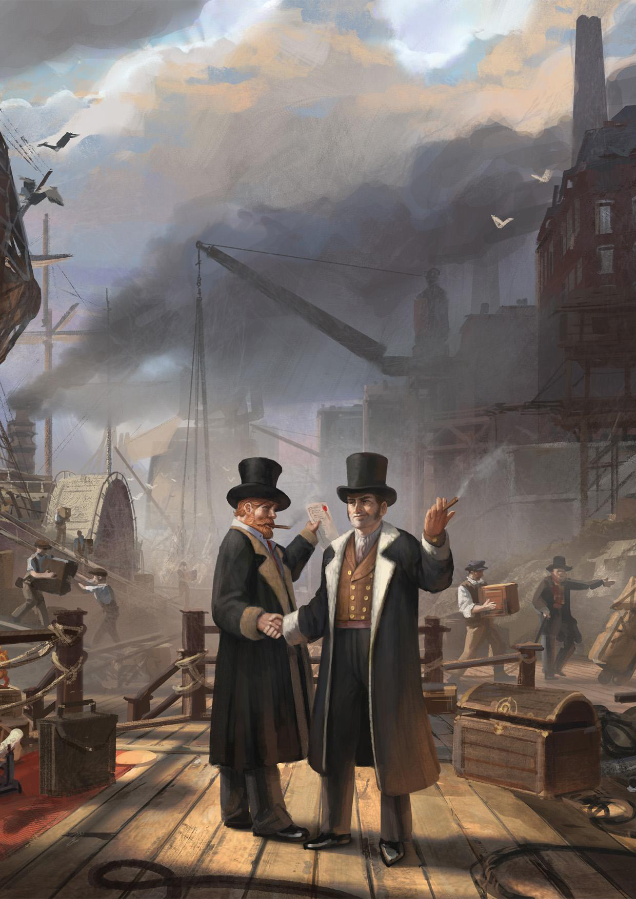 Victoria 3 industrial era key art